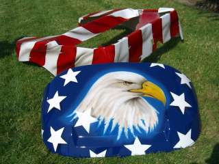   American Flag Body Cowl Eagle Gloss pant job Front & Rear 04 and UP