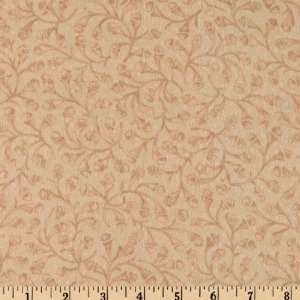  42 Wide Acorn Hollow Flannel Swirls Toast Fabric By The 