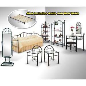   Complete Sunburst Bedroom Furniture Set Twin Daybed Furniture & Decor