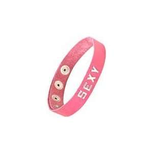  Pink Line Sexy Word Collar 