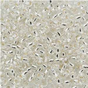  Toho Round Seed Beads 11/0 #21 Silver Lined Crystal 8 