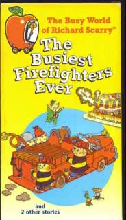   Busy World of Richard Scarry   The Busiest Firefighters Ever [VHS