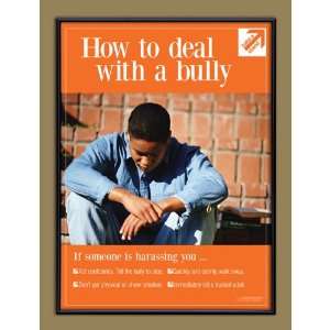 Bullying Dealing With Harassment Framed Educational Poster. Guidance 