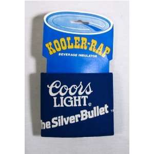 Coors Light Silver Bullet Kooler Rap Can Cooler