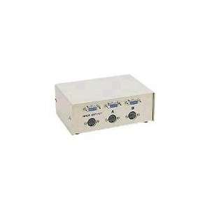  Cables To Go 2 Port KV Manual Switch Box Electronics