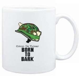  Mug White  Coton De Tulear / BORN TO BARK  Dogs Sports 