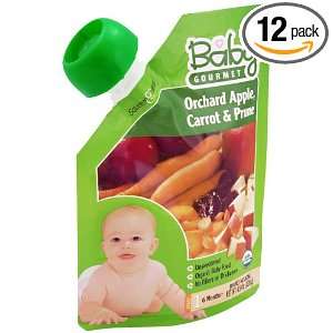 Baby Gourmet Organic Simple Purees Stage 1 (6 Months+) Orchard, Apple 