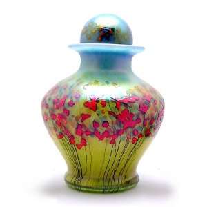  Art Glass Urns Poppies Cremation Urn