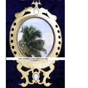 metal mirror, aranmula kannadi, aranmula mirror (12 inchs wall hanging 