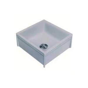   MS 2424 3 24 Inch by 24 Inch Mop Service Sink, White