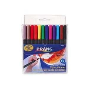 12/ST, Assorted   Sold as 1 ST   Prang Brush Pens feature a flexible 