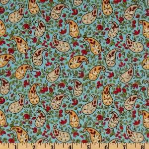  44 Wide Heidi Paisley Laqua Fabric By The Yard Arts 