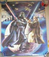 1978 Star Wars Poster #2 Darth Vader Obi Wan Kenobi  