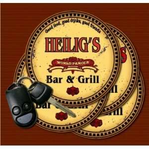  HEILIGS Family Name Bar & Grill Coasters Kitchen 
