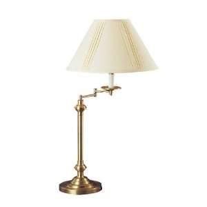    Cal Lighting BO 342 BE Swing Arm Table Lamp