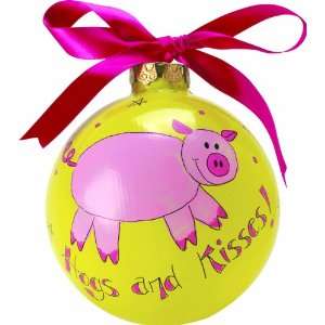  Light of Mine Ornament, Pig   Hogs and Kisses Baby