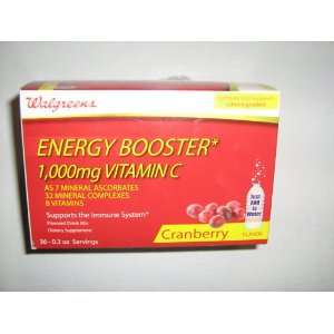  Energy Booster 1000mg Vitamin C   Cranberry flavor (36   0.3 