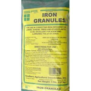  Iron Granules   (20% Ferrous Sulfate)   5 Pound Bag 