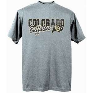 Colorado Buffaloes CU NCAA Dark Ash Short Sleeve T Shirt Medium