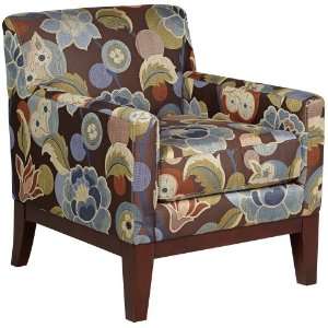    Emma Jacquard Floral Upholstered Armchair