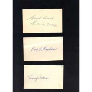 Ernie White 1942 Cardinals signed autographed 3X5 JSA   Sports 