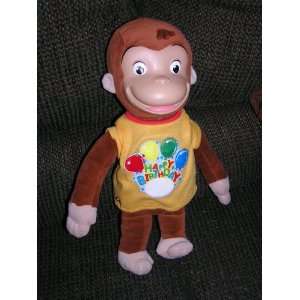   16 Happy Birthday Curious George Doll with Vinyl Face by Marvel Toys