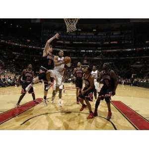  Chicago Bulls v Toronto Raptors Omer Asik, Jerryd Bayless 