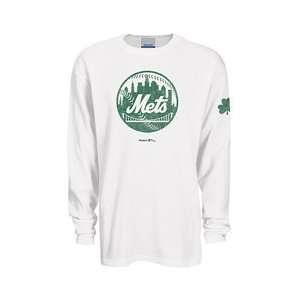 New York Mets Shamrock Lucky Day Thermal Long Sleeve T Shirt by Reebok 