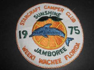 1975 Starcraft Camper Club Sunshine Jamboree Patch  