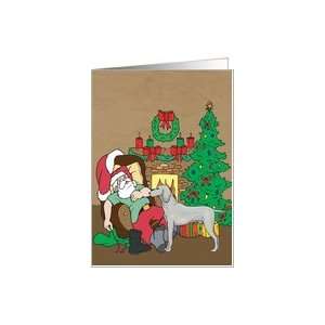  Santas Weimaraner Christmas Cards Card Health & Personal 