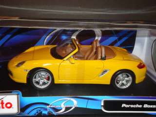 Maisto Porsche Boxster S Yellow 1/18  