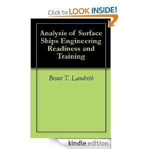 Analysis of Surface Ships Engineering Readiness and Training Brant T 