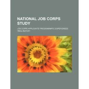  National Job Corps study Job Corps applicants 
