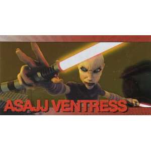   Wars Widevision Foil Character Card  Asajj Ventress #10 Toys & Games