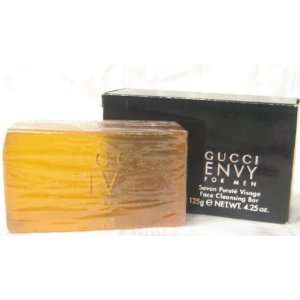  Gucci Envy Face Cleansing Bar Soap for Men 4.25 Oz / 125g 