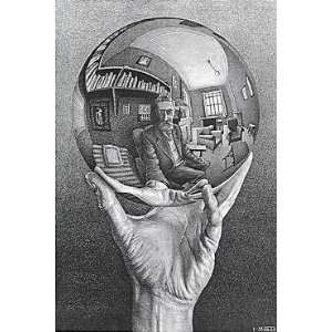  M.C. Escher   Hand with Reflecting Sphere Canvas