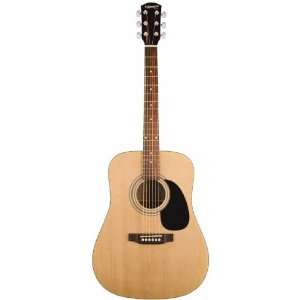   by Fender Dreadnaught Acoustic Guitar   Natural Musical Instruments