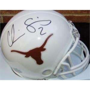 Chris Simms autographed Football Mini Helmet (University of Texas)