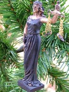 New TJs Lady Justice Attorney Law Christmas tree Ornament  