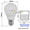 5x E27 White Energy Saving SMD LED Light Bulb Lamp 110V  