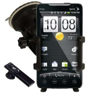   Holder and Bluetooth Headset for HTC Evo Cell Phones & Accessories
