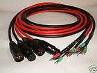 Adaptor cables 3 Lugs to XLR for UREI LA2A LA3A 1176