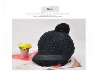 M11102 Womens Brand New Lovely Winter Duck Like Beanie Crochet Knit 
