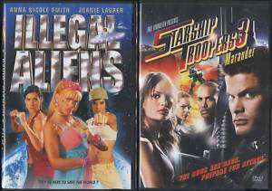 Illegal Aliens, Starship Troopers 3 Anna Nicole 2 DVDS  
