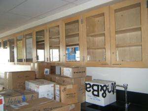 Cabinets from Science/Chemistry Lab Classroom Uppers/Lowers 803  