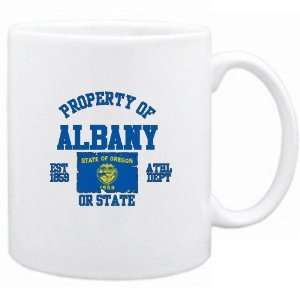   Property Of Albany / Athl Dept  Oregon Mug Usa City