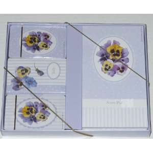   Card Set Light Purple, Floral Design (Party Express from Hallmark