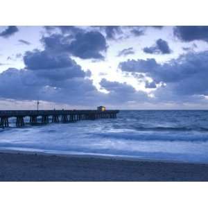  Florida, Pompano Beach, Fishing Pier, Atlantic Ocean, USA 