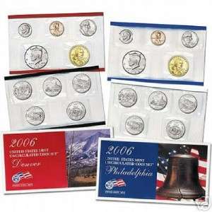 2006 US Mint Uncirculated 20 Coin Set   UO6   UNOPENED  