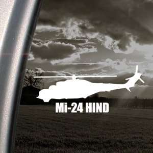  Mi 24 HIND Decal Military Soldier Window Sticker 